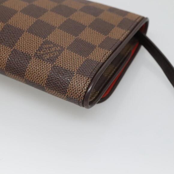 LOUIS VUITTON Damier Ebene Pochette Twin GM Shoulder Bag Spo N51851 - Picture 15 of 16